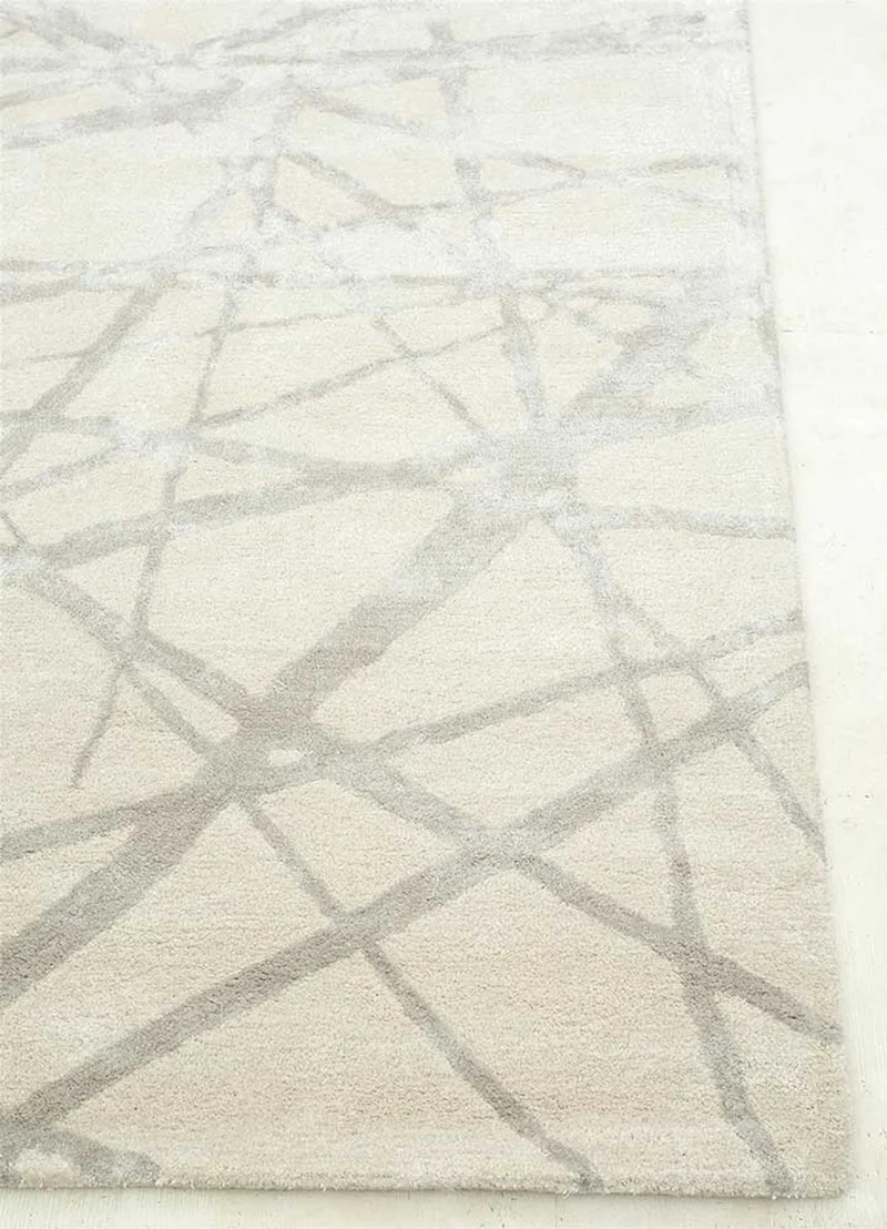 Wollteppich - 150 x 240 cm - creme