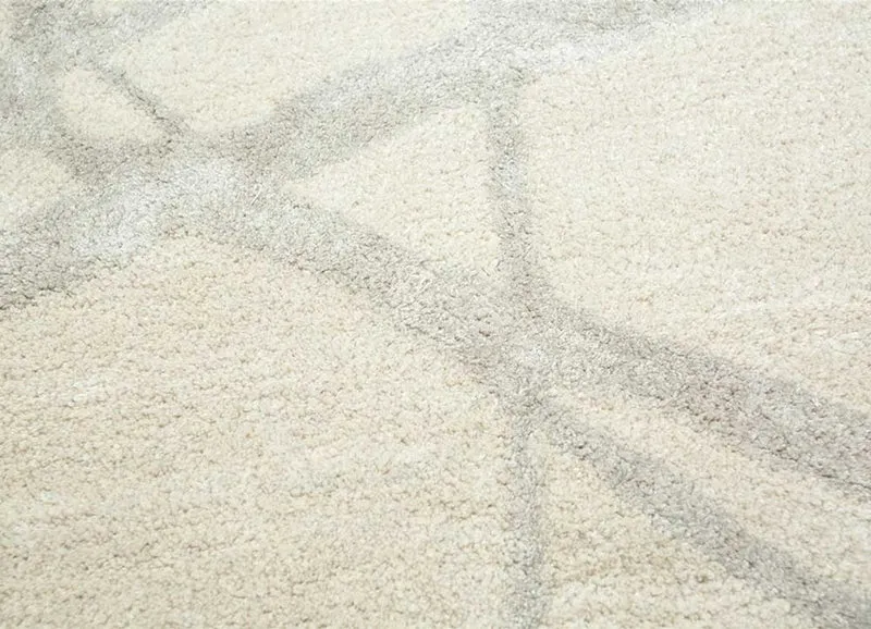 Wollteppich - 150 x 240 cm - creme