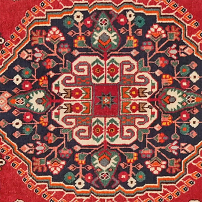 Gashgai · Handgeknüpft – Rot, 63x63 cm