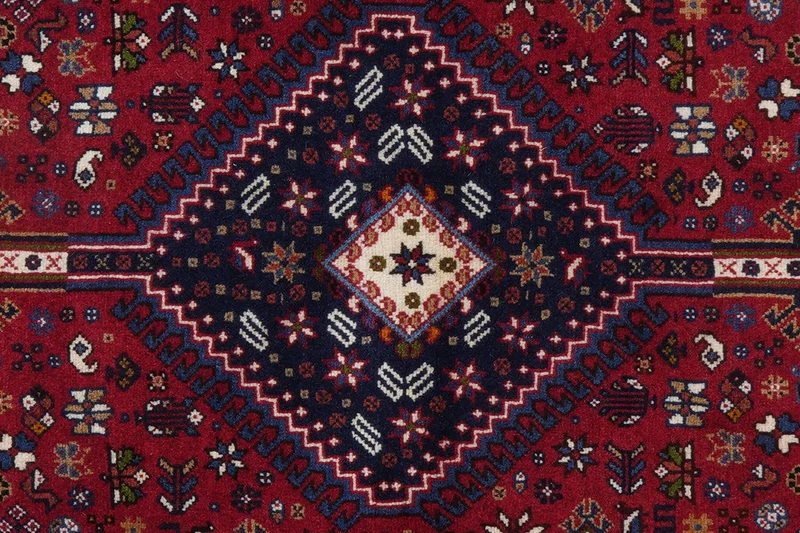 Yalameh · Handgeknüpft – Rot, 217x156 cm