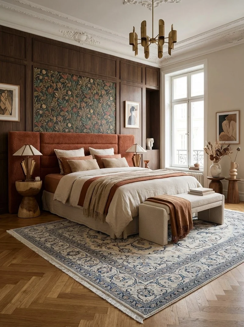 Nain 12La · Handgeknüpft – Beige, 299x239 cm