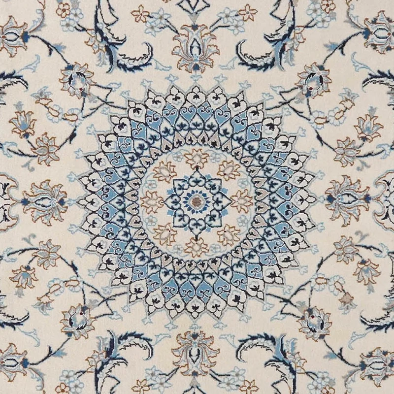 Nain 12La · Handgeknüpft – Beige, 299x239 cm