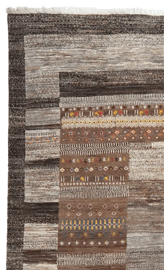 Rizbaf · Handgeknüpft – Braun, 310x228 cm