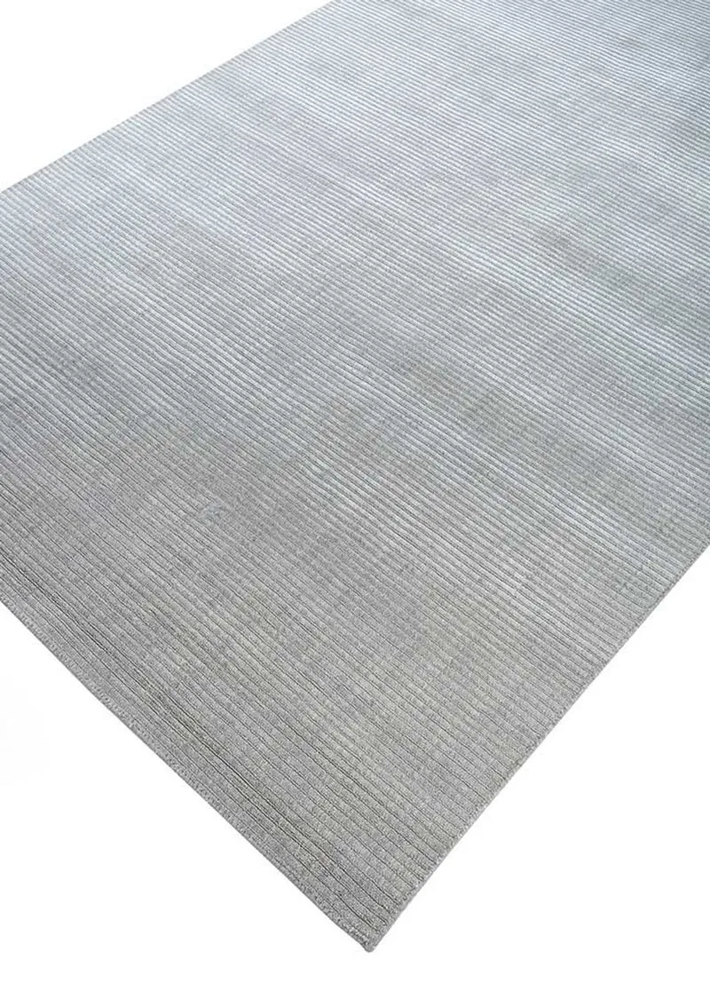 Wollteppich - 150 x 240 cm - hellgrau