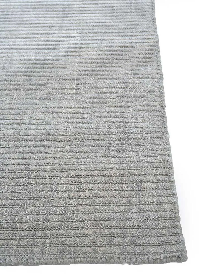 Wollteppich - 150 x 240 cm - hellgrau