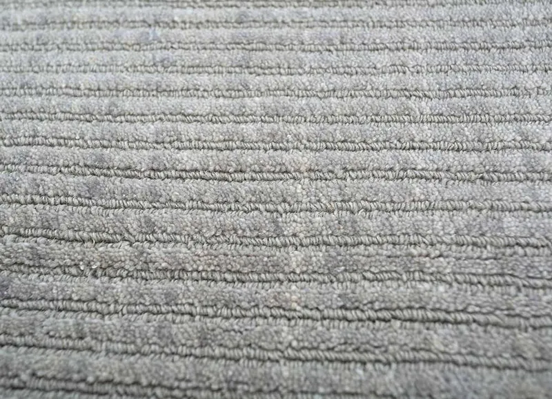 Wollteppich - 150 x 240 cm - hellgrau