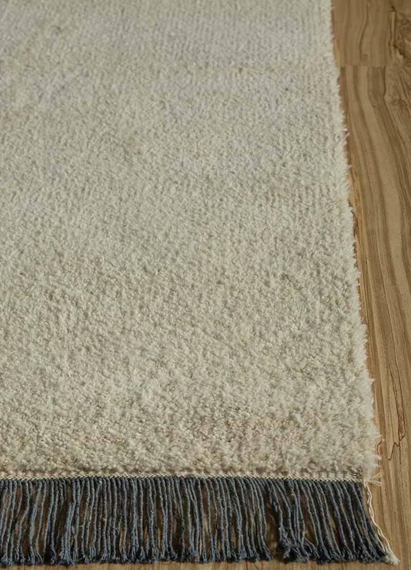 Wollteppich - 90 x 150 cm - sand