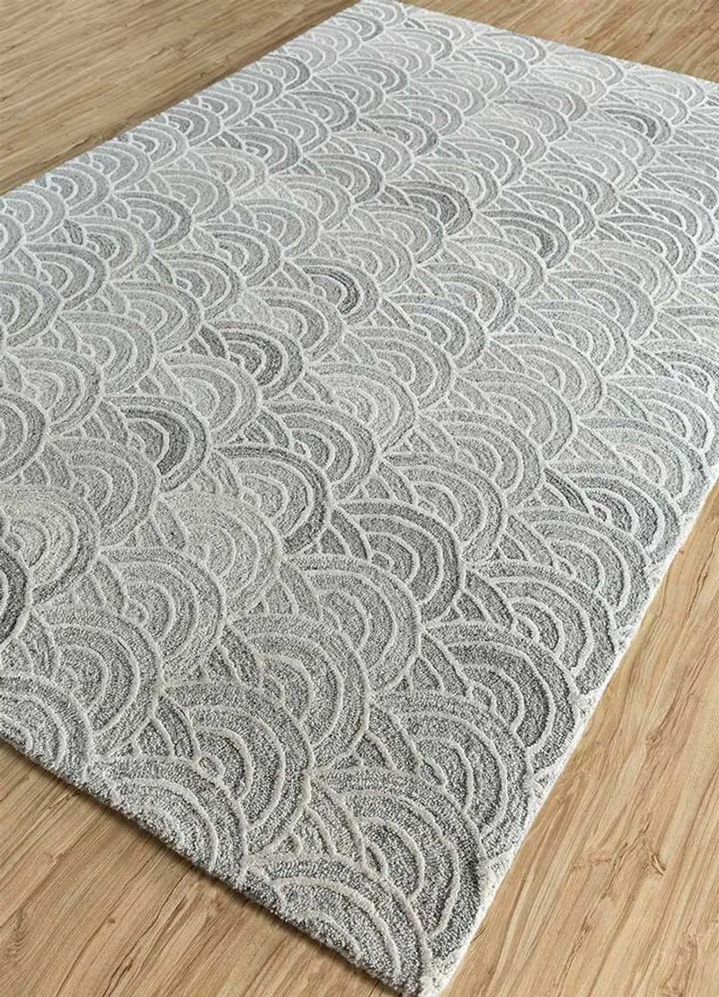 Wollteppich - 150 x 240 cm - beige