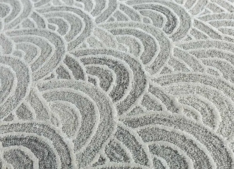 Wollteppich - 150 x 240 cm - beige