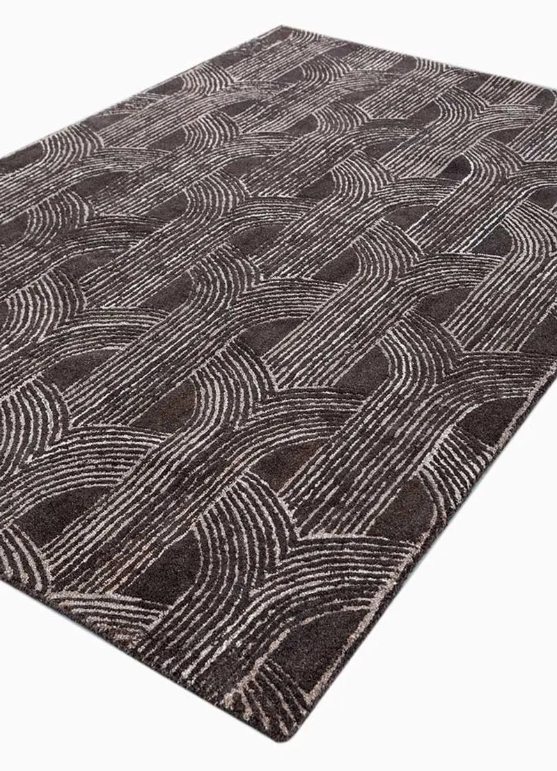 Wollteppich - 150 x 240 cm - taupe