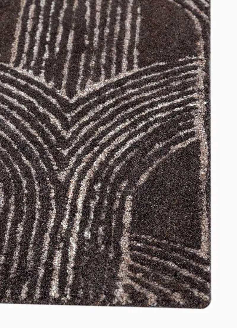 Wollteppich - 150 x 240 cm - taupe