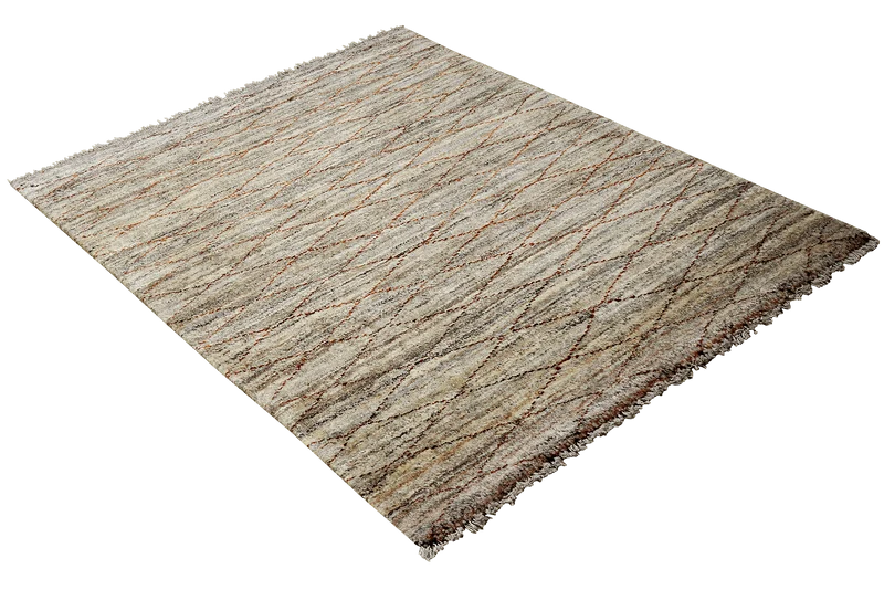 Gabbeh Basi · Handgeknüpft – Braun, 139x103 cm