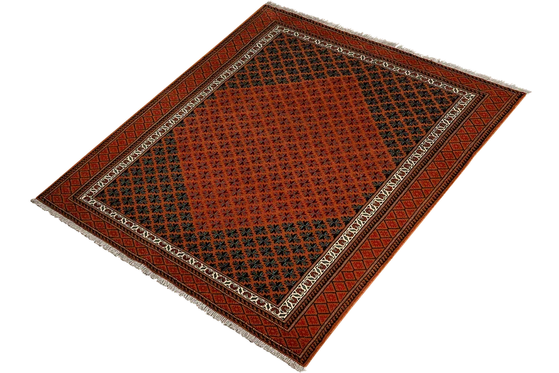 Turkman · Handgeknüpft – Rot, 187x132 cm