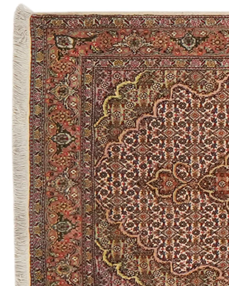 Tabriz 50 Raj · Handgeknüpft – Braun, 321x82 cm