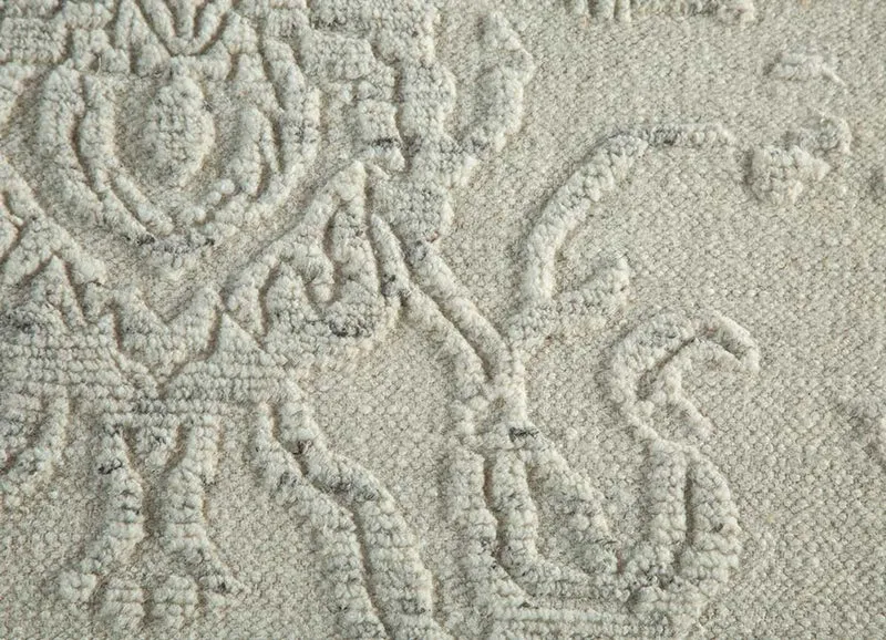 Wollteppich - 200 x 300 cm - creme