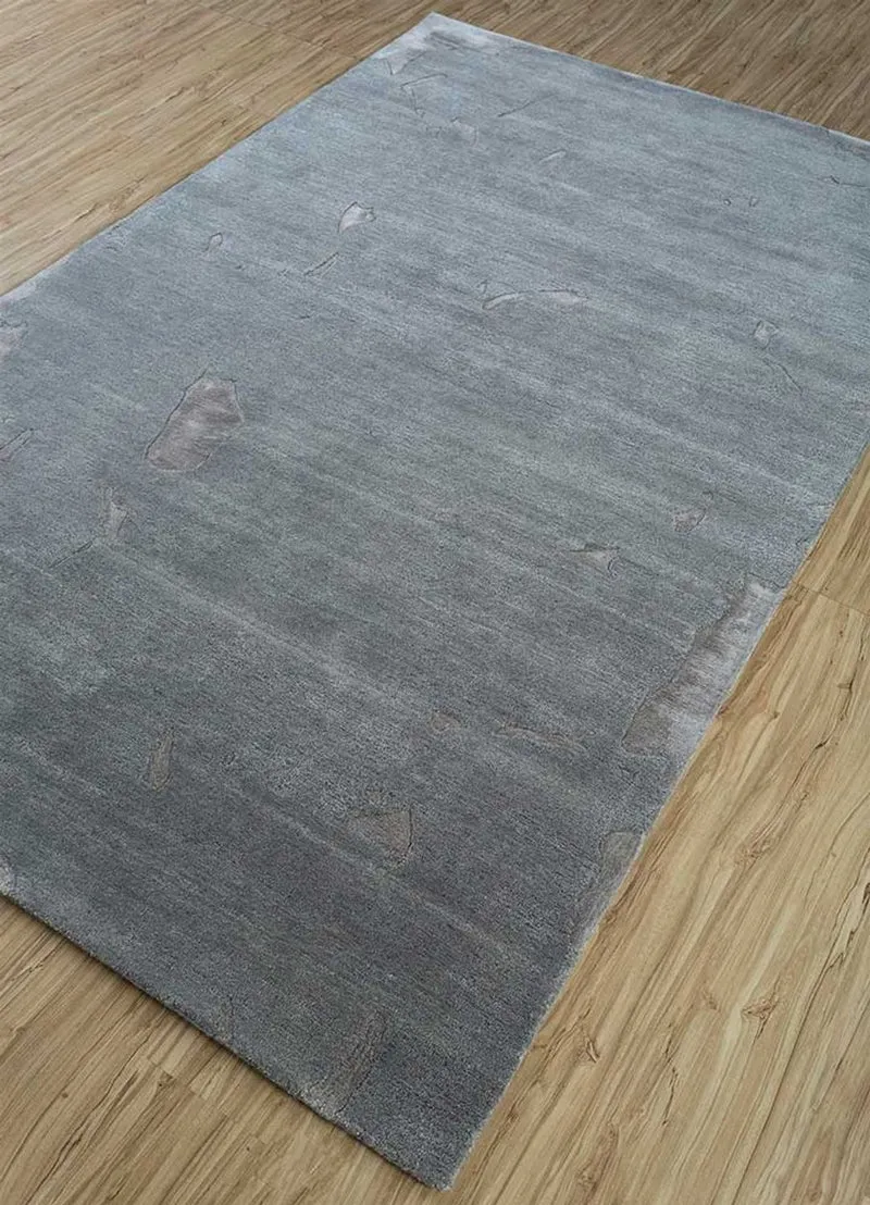 Wollteppich - 180 x 270 cm - grau