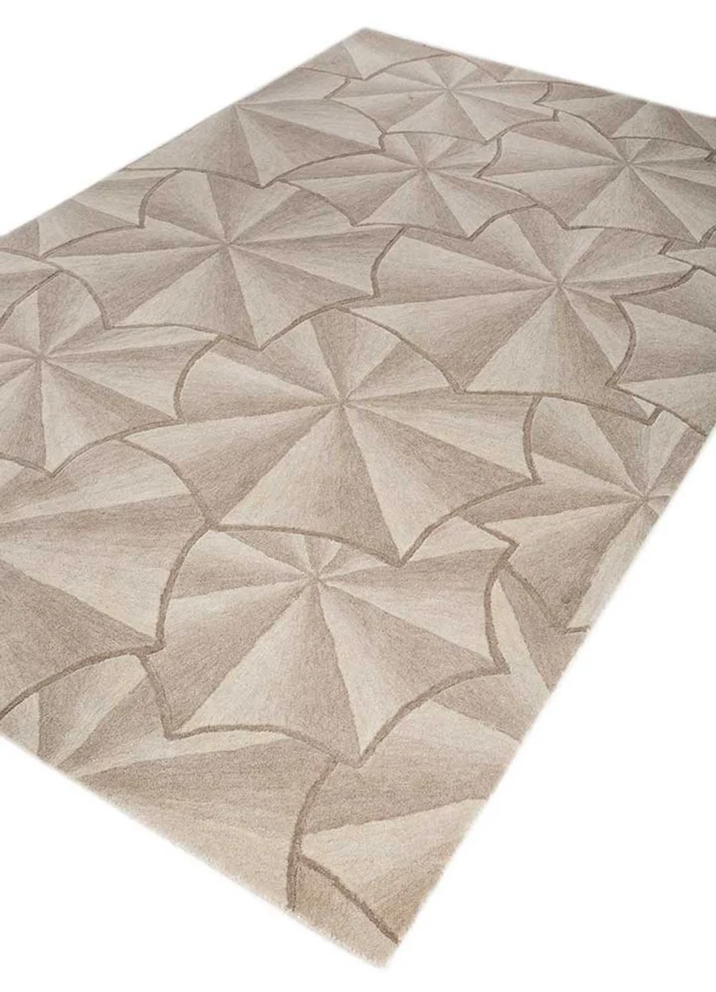 Wollteppich - 150 x 240 cm - gold