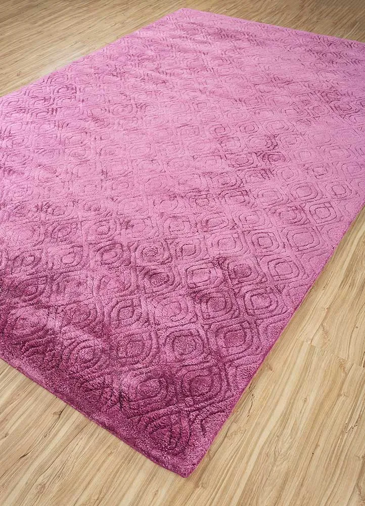 Designer Teppich - 180 x 270 cm - rosa