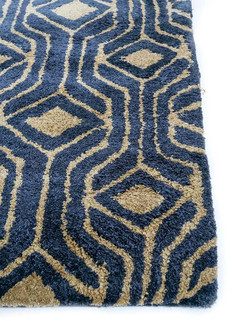 Teppich - 150 x 240 cm - dunkelblau