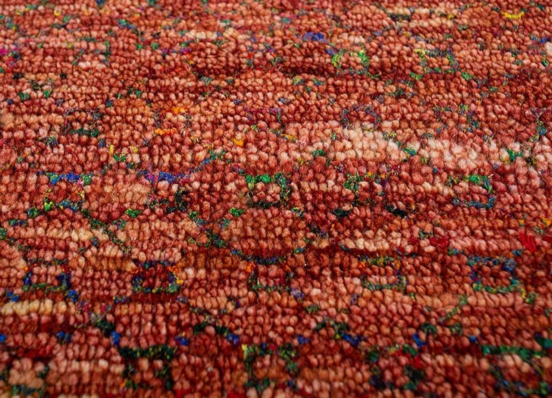 Wollteppich - 270 x 360 cm - rot
