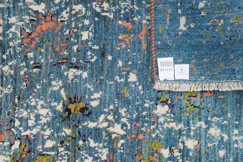 Rizbaf · Handgeknüpft – Blau, 205x155 cm