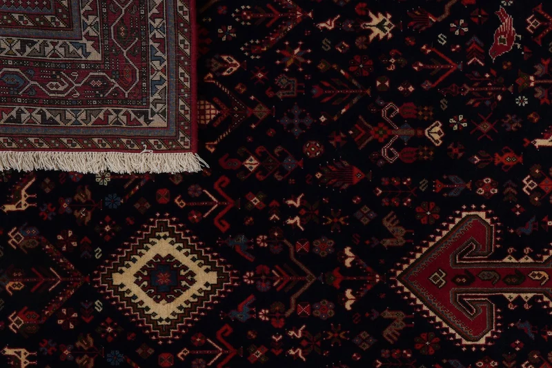Nasrabad · Handgeknüpft – Blau, 305x199 cm