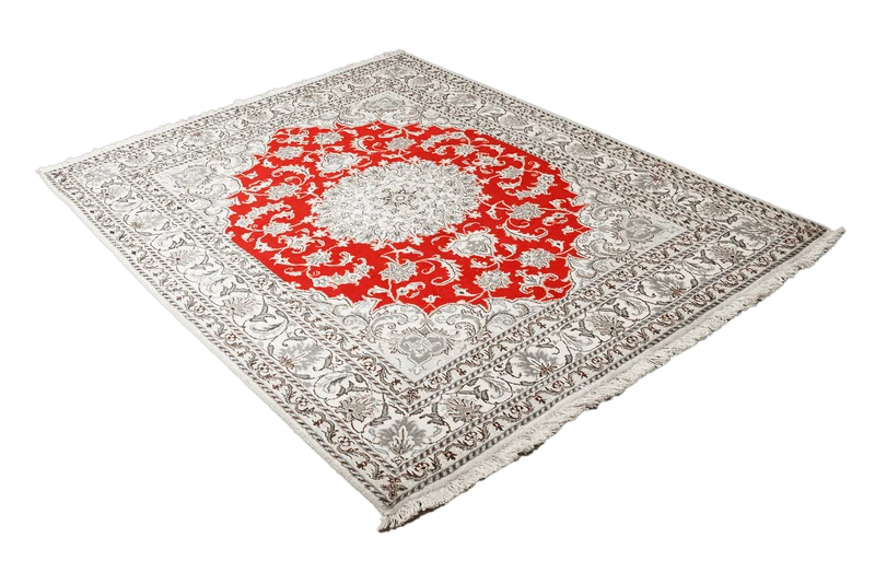Nain 12La · Handgeknüpft – Rot, 202x152 cm