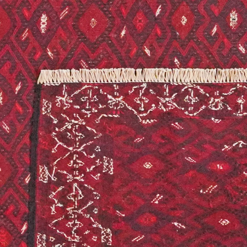 Kelim Turkman · Handgewebt – Bunt, 367x221 cm