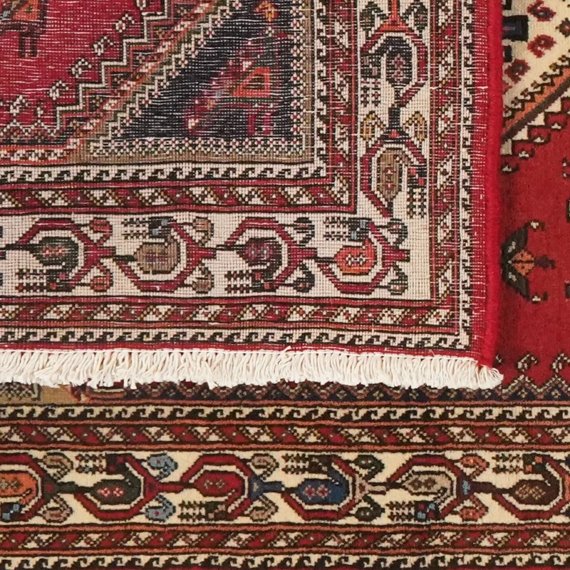 Nasrabad · Handgeknüpft – Rot, 198x82 cm
