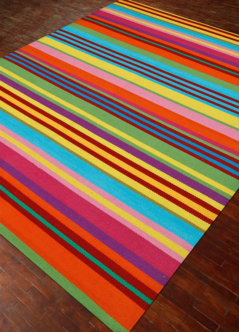 Läufer Kelim - Trendy - 90 x 300 cm - mehrfarbig