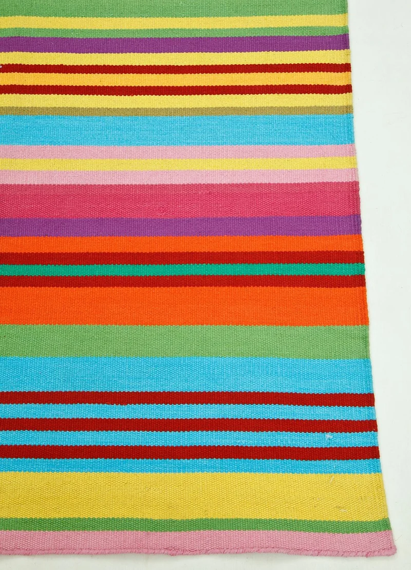 Läufer Kelim - Trendy - 90 x 300 cm - mehrfarbig