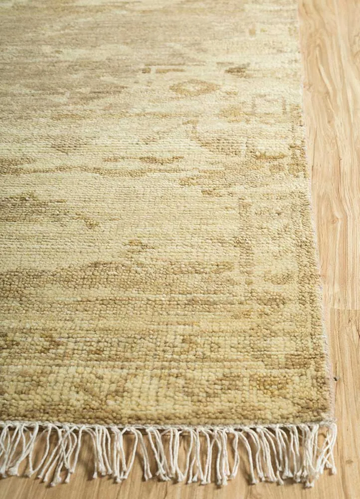 Wollteppich - 240 x 300 cm - gold