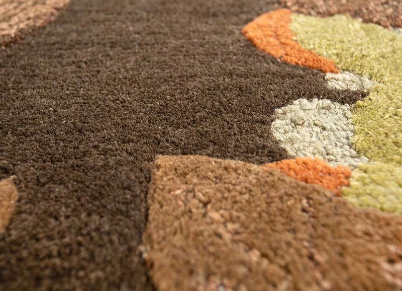 Wollteppich - 180 x 270 cm - beige