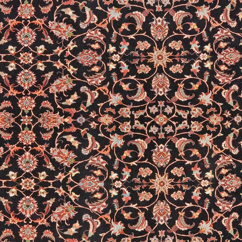 Bidjar Bookan · Handgeknüpft – Schwarz, 256x202 cm