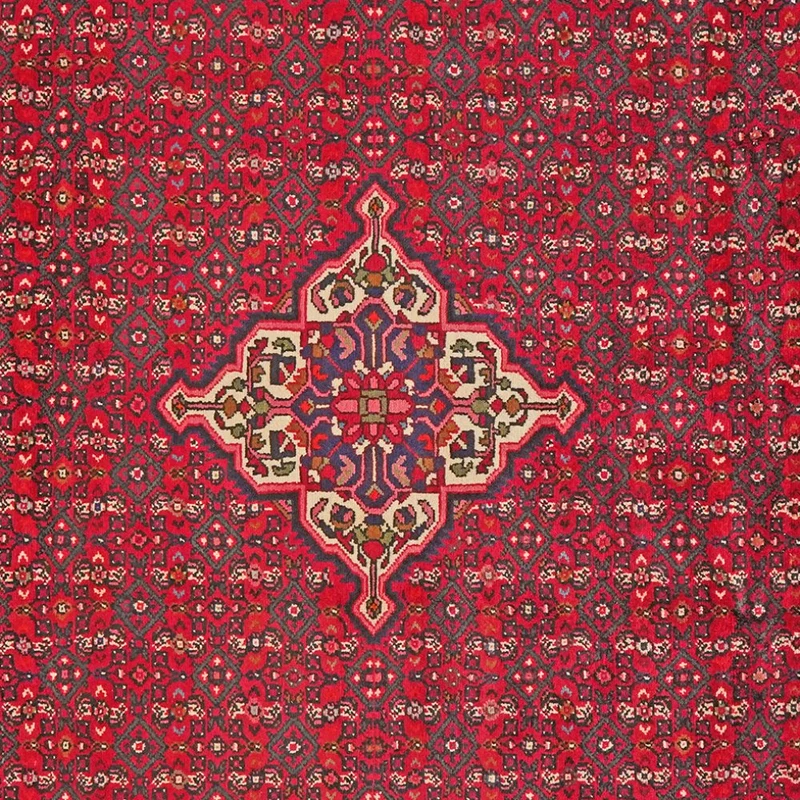 Hosseinabad · Handgeknüpft – Rot, 312x205 cm
