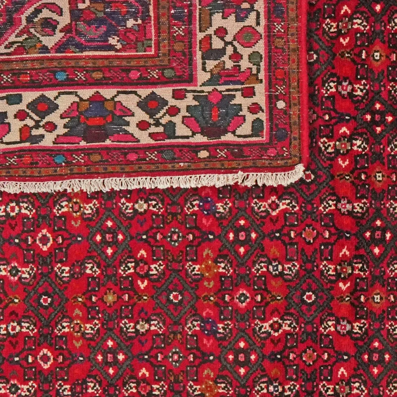 Hosseinabad · Handgeknüpft – Rot, 312x205 cm