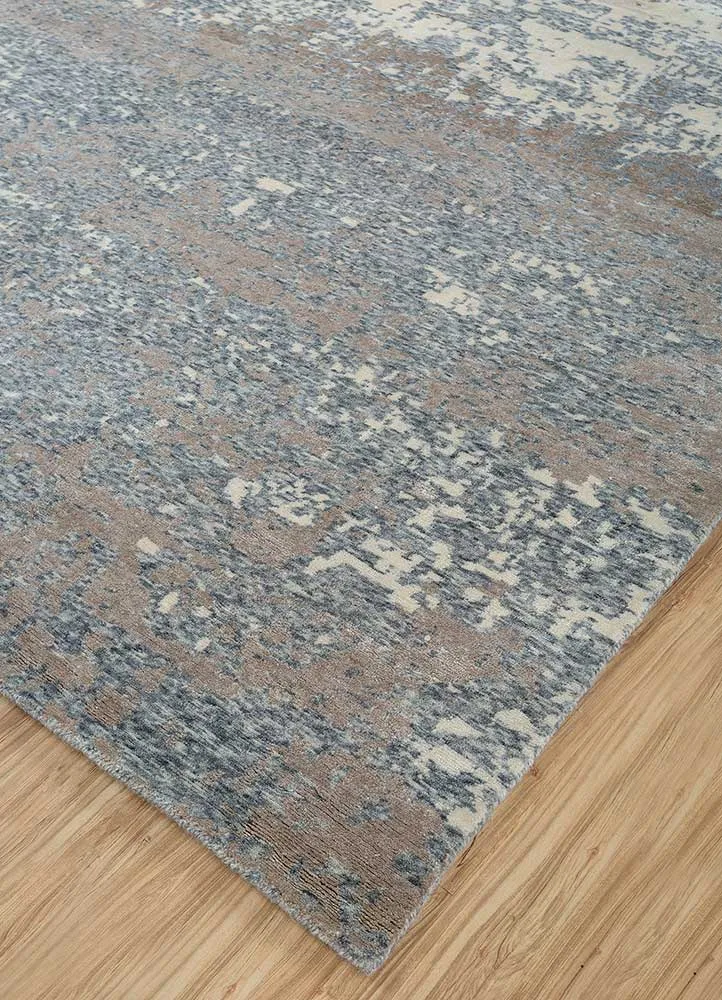 Wollteppich - 240 x 300 cm - grau