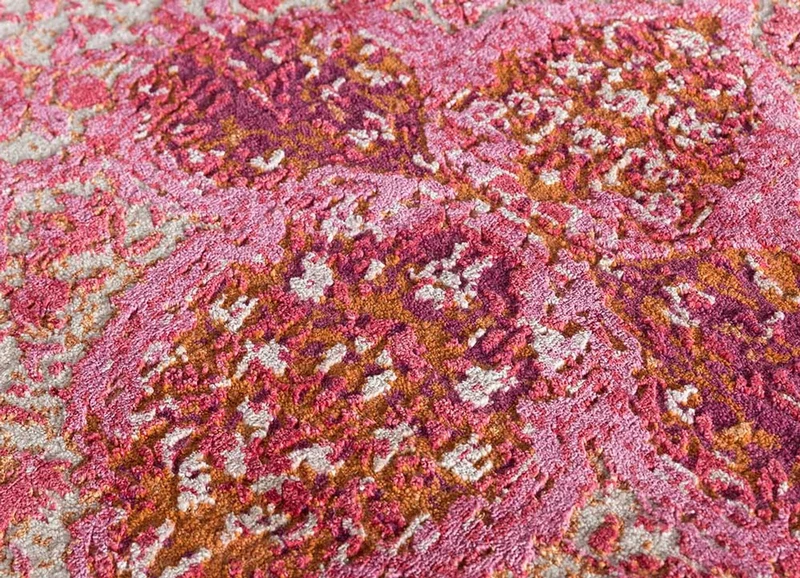 Wollteppich - 240 x 300 cm - hellrot