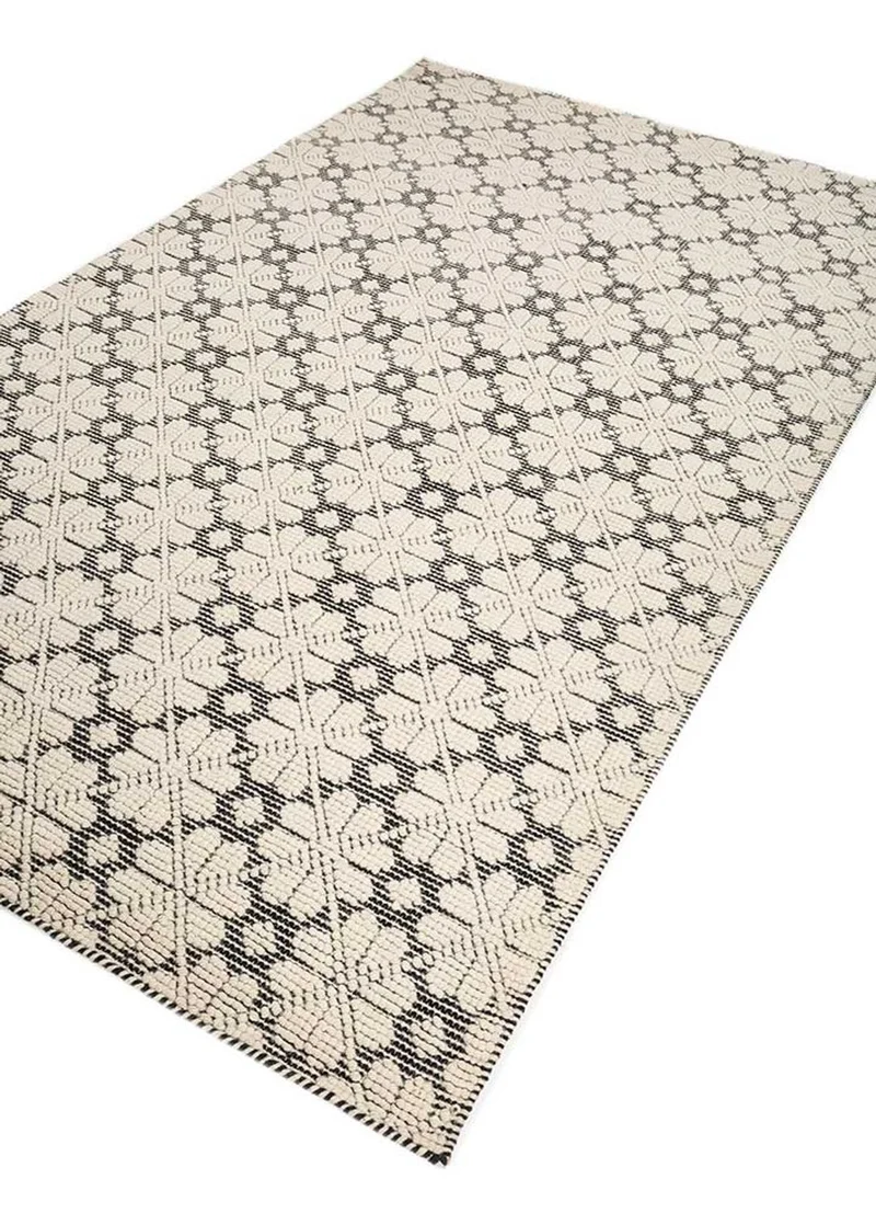 Wollteppich - 150 x 240 cm - creme