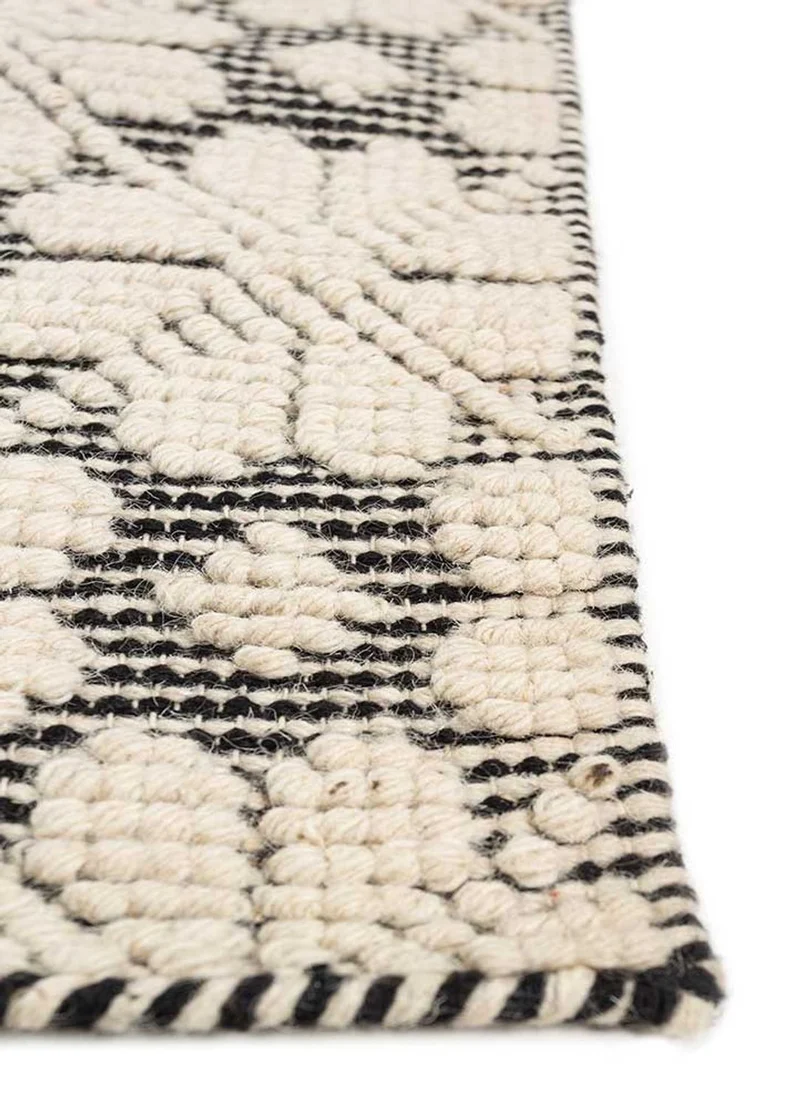 Wollteppich - 150 x 240 cm - creme
