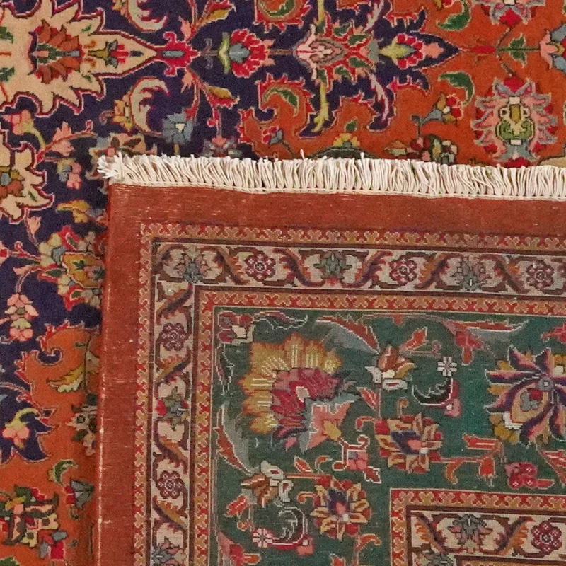 Tabriz Old · Handgeknüpft – Orange, 350x255 cm