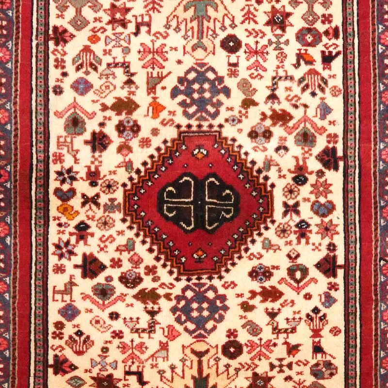 Gashgai · Handgeknüpft – Beige, 155x74 cm