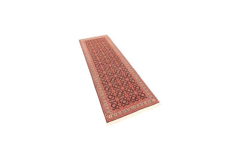 Tabriz 50 Raj · Handgeknüpft – Schwarz, 199x65 cm