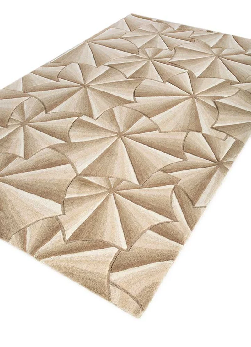 Wollteppich - 150 x 240 cm - gold