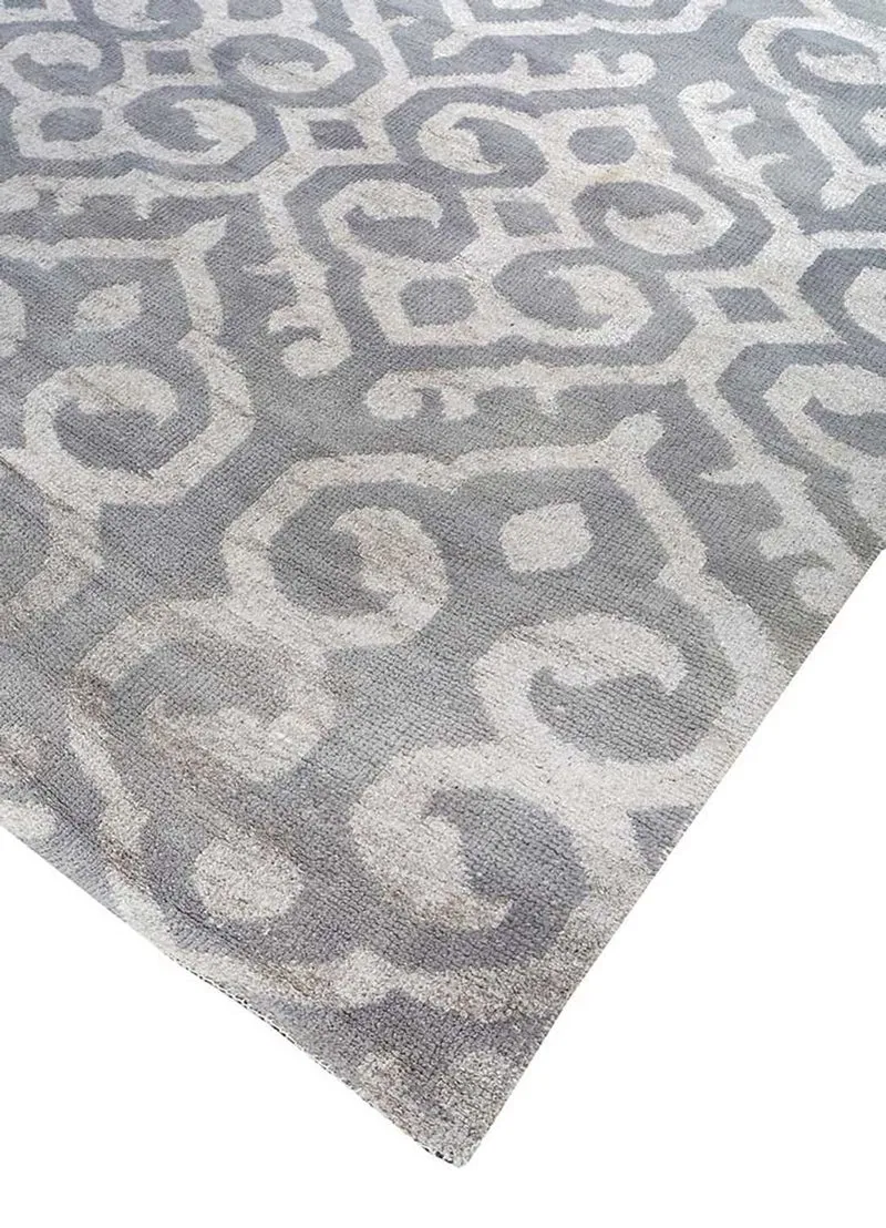 Wollteppich - 270 x 390 cm - hellgrau