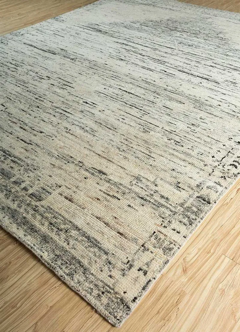 Wollteppich - 240 x 300 cm - creme