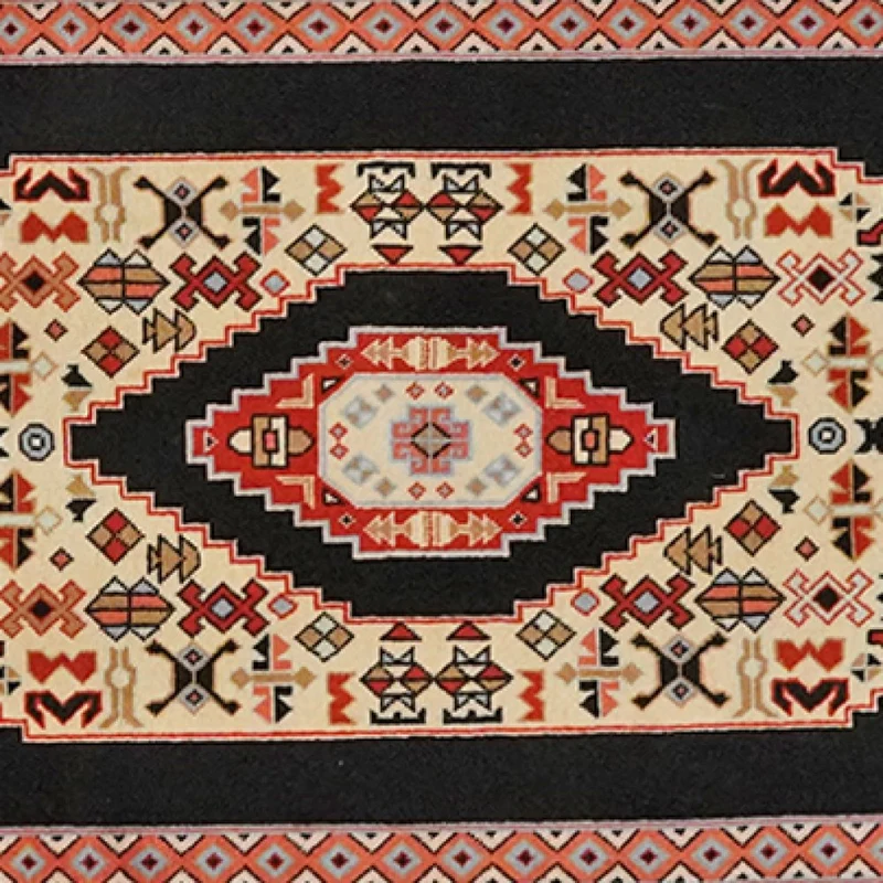 Tabriz 50 Raj · Handgeknüpft – Blau, 202x73 cm