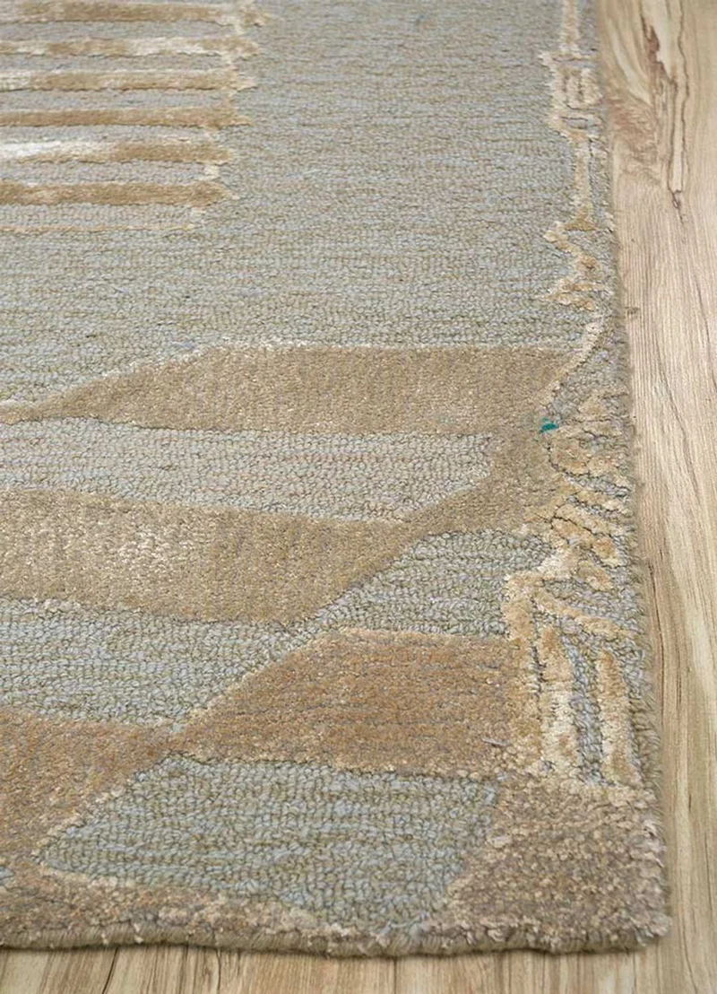 Wollteppich - 150 x 240 cm - beige