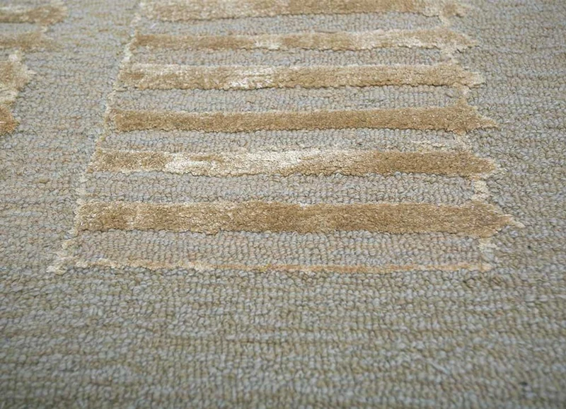 Wollteppich - 150 x 240 cm - beige