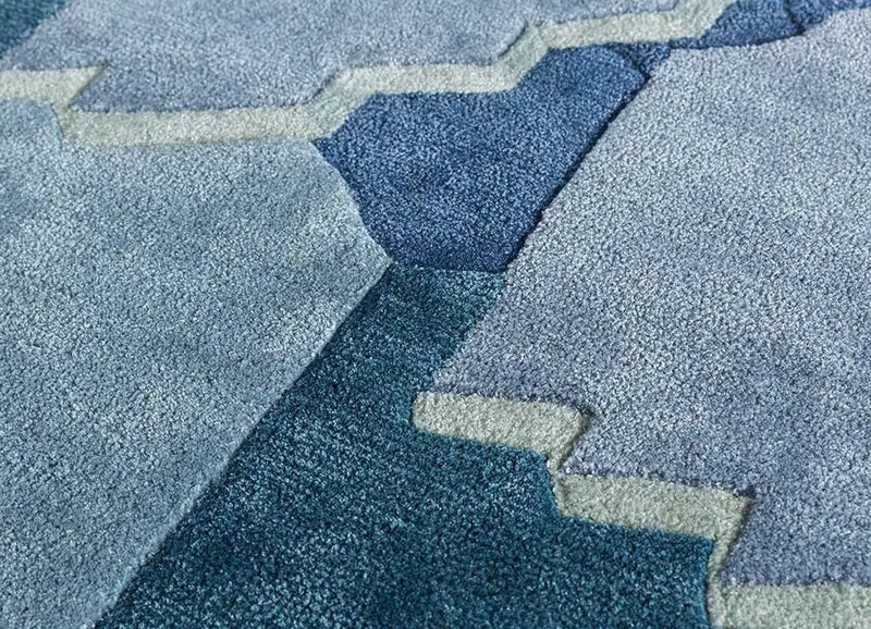 Wollteppich - 150 x 240 cm - mehrfarbig